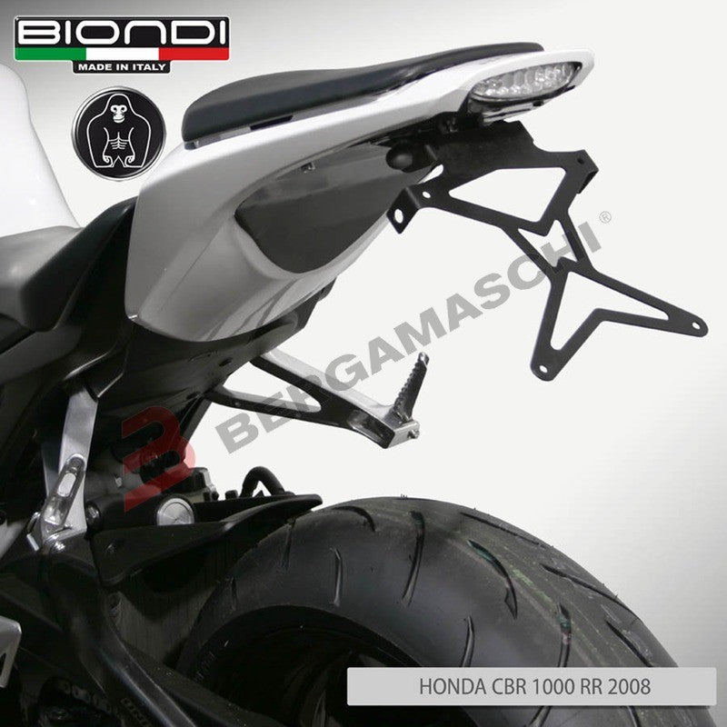 PORTATARGA PER MOTO HONDA CBR 1000RR 08-09 CON LUCE STOP BIONDI 8901014