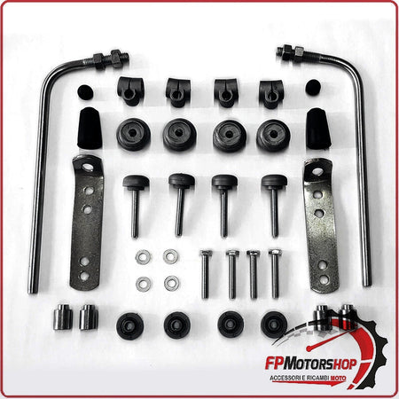 KIT ATTACCHI PARABREZZA SCOOTER PER MALAGUTI F10 BIONDI 8500935 JET LINE 50 92>
