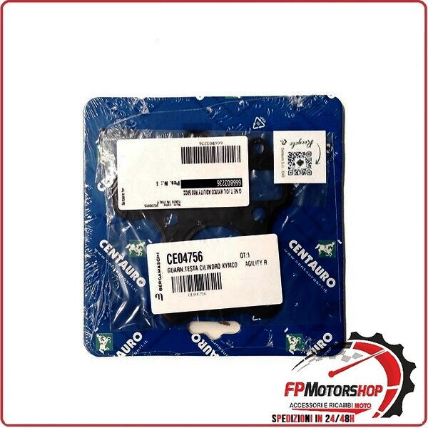 GUARNIZIONE TESTA CILINDRO PER KYMCO AGILITY R10 50 4T 06>08 CENTAURO 666B03236