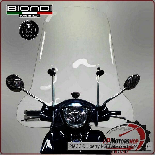 PARABREZZA PER SCOOTER Z PIAGGIO LIBERTY RST 50/125/200 2004> BIONDI 8071113