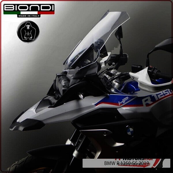 CUPOLINO PARABREZZA MOTO PER BMW R1250GS 2019> ALTO TRASPARENTE BIONDI ADVENTURE