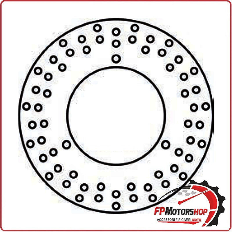 DISCO FRENO PER SCOOTER YAMAHA MAJESTY 250 POSTERIORE 00-03 GRIMECA DR133