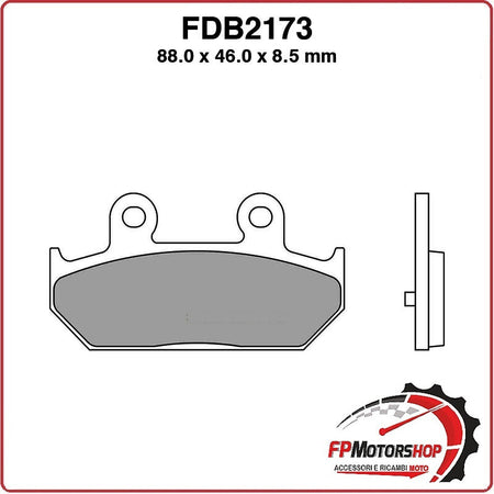 PASTIGLIE PASTICCHE FRENO PER SCOOTER FDB2173SM SUZUKI BURGMAN 400 650 02>21