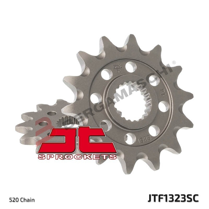 PIGNONE TRASMISSIONE PER MOTO JT 1323 Z13 SC JTF1323.13SC 13 DENTI ACCIAIO SELF