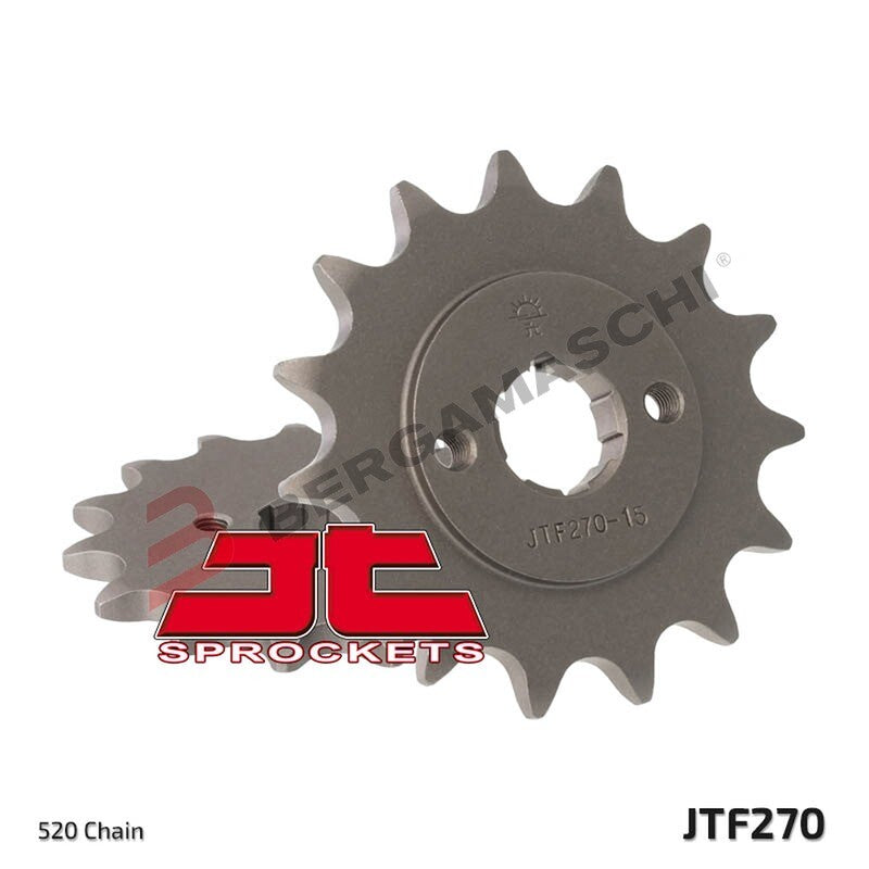 PIGNONE TRASMISSIONE PER MOTO JT 270 Z14 JTF270.14 14 DENTI ACCIAIO