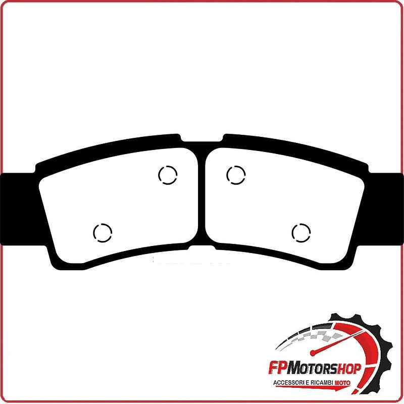 PASTIGLIE PASTICCHE FRENO PER MOTO FA738R EBC KAWASAKI KRF 1000 TERYX 20>21