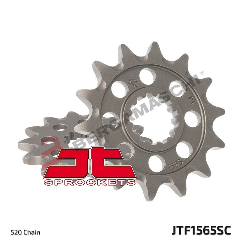 PIGNONE TRASMISSIONE PER MOTO JT 1565 Z14 SC JTF1565.14SC 14 DENTI ACCIAIO SELF