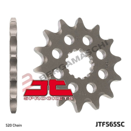 PIGNONE TRASMISSIONE PER MOTO JT 565 Z14 SC JTF565.14SC 14 DENTI ACCIAIO SELF