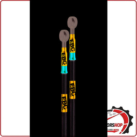 TUBI FRENO IN TRECCIA POSTERIORE PER MOTO HONDA CB900F HORNET 02>06 EBC