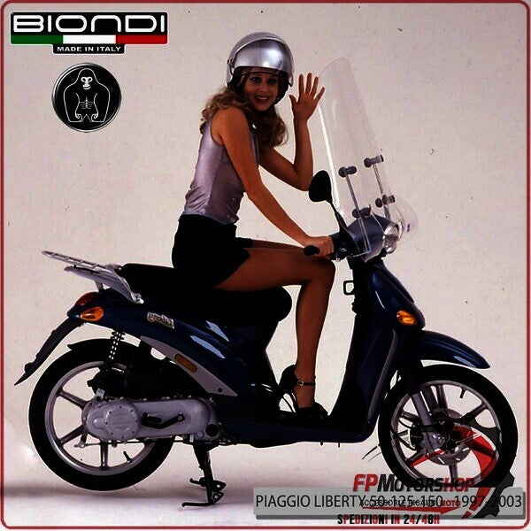 PARABREZZA PER SCOOTER Z PIAGGIO LIBERTY 50/125/150 >2003 BIONDI 8070975