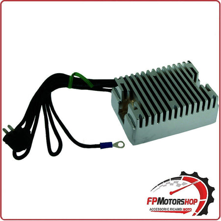 REGOLATORE DI TENSIONE PER HARLEY BIG TWIN 81-88 CROMATO WAI 12V CONNETTORE