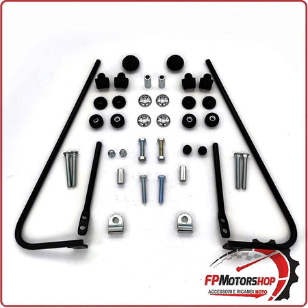 KIT ATTACCHI PARABREZZA PER SCOOTER YAMAHA MAXSTER MBK THUNDER 125 BIONDI