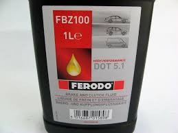 OLIO FRENI MOTO FERODO DOT 5.1 1 LITRO FBZ100 PER USO STRADALE ALTE PRESTAZIONI