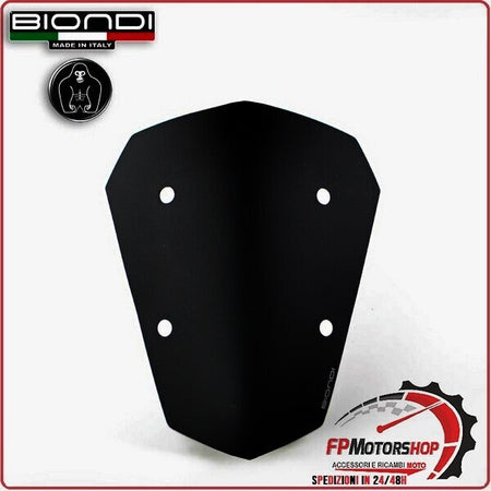 CUPOLINO PARABREZZA PER MOTO GUZZI V100 2022> NERO SATINATO SPORT BIONDI
