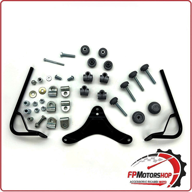 KIT ATTACCHI PARABREZZA PER SCOOTER HONDA X8R-S 50 99> KEEWAY ARN 125/150