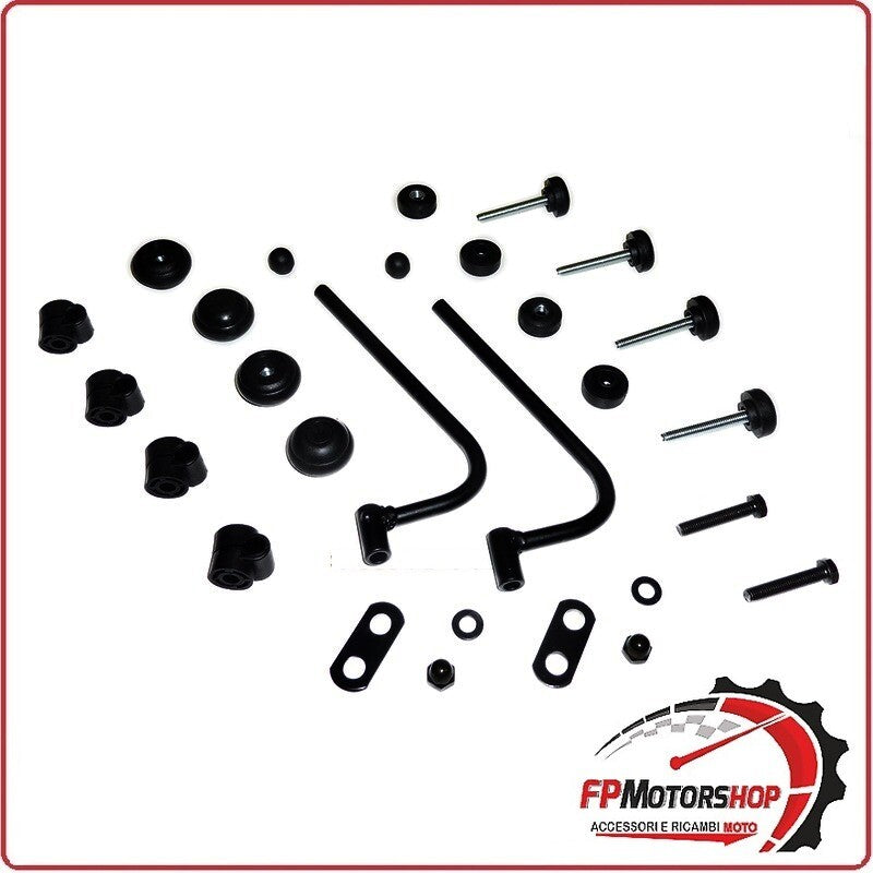 KIT ATTACCHI PARABREZZA SCOOTER PER NIU M+ 19> BIONDI 8500497 M+SPORT ELETTRICO