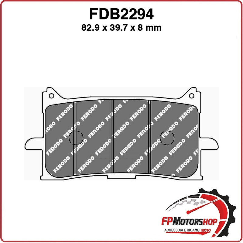 PASTIGLIE FRENI PER MOTO FDB2294EF HONDA CB/CBR 650 R 19> X-ADV 750 AFRICA TWIN