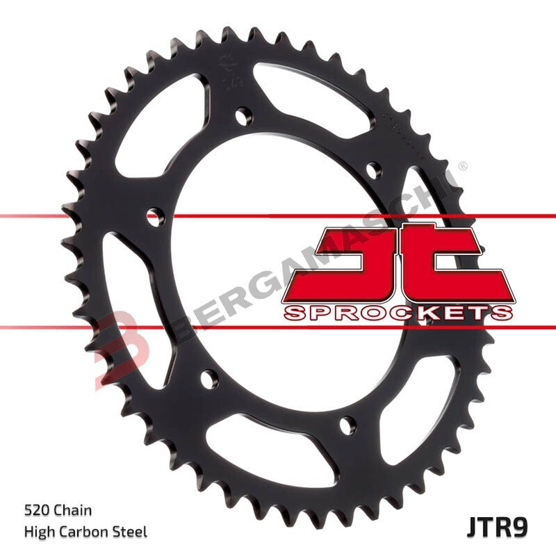CORONA PER TRASMISSIONE MOTO JT 9 Z47 JTR9.47 47 DENTI ACCIAIO PASSO 520