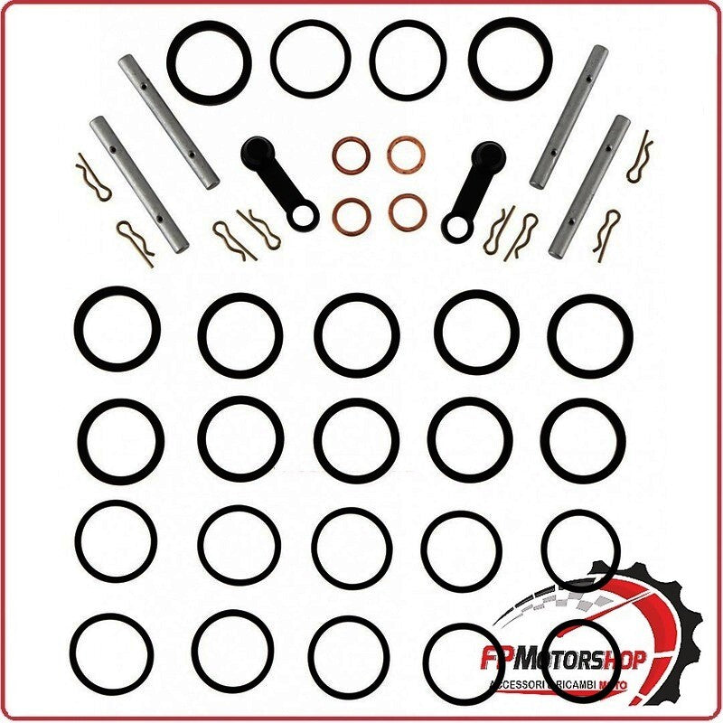 KIT REVISIONE PINZE FRENI PER MOTO YAMAHA R1 07>14 WRP WY>18>3096 2 DX SX