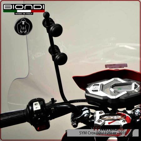 KIT ATTACCHI PARABREZZA SCOOTER PER NIU ASKOLL SYM SUPERSOCO WAYEL YADEA BIONDI