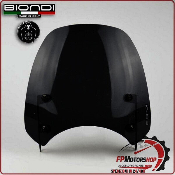 CUPOLINO PARABREZZA MOTO PER ROYAL ENFIELD METEOR 350 2021> SPORT FUME SCURO