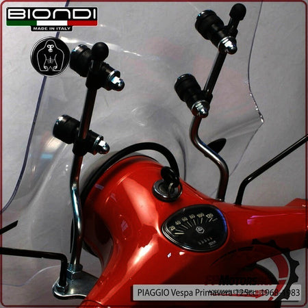 KIT ATTACCHI PARABREZZA SCOOTER PER PIAGGIO VESPA GL 50/90 1963 BIONDI 8500527