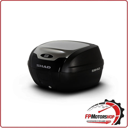BAULETTO PER MOTO SCOOTER SHAD SH40 ALLUMINIO COVER D0B40200 SH 40 LITRI