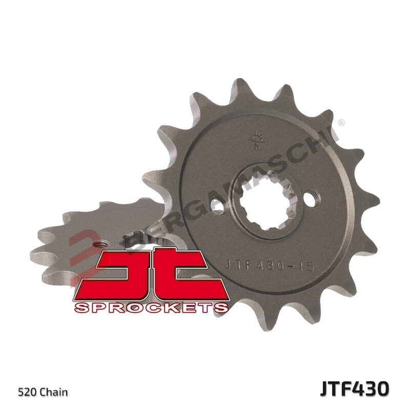 PIGNONE TRASMISSIONE PER MOTO JT 430 Z13 JTF430.13 13 DENTI ACCIAIO PASSO 520