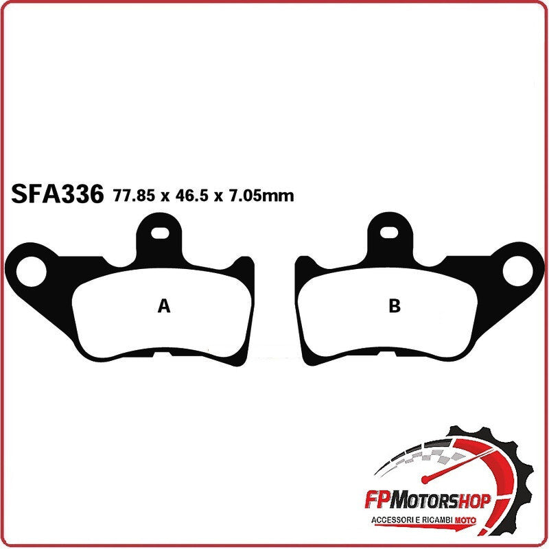 PASTIGLIE PASTICCHE FRENO FRENI PER SCOOTER YAMAHA JOG 50 R/RR EBC FA336