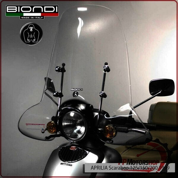 PARABREZZA PER SCOOTER CLUB APRILIA SCARABEO 200 2001> BIONDI 8061099 125/150
