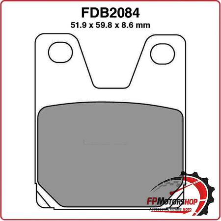 PASTIGLIE PASTICCHE FRENI PER MOTO FDB2084P YAMAHA YZF R1 98>01 R7 750 99>01
