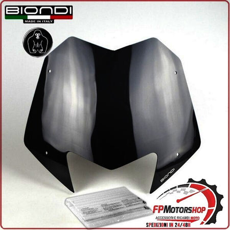 CUPOLINO PARABREZZA SCOOTER PER YAMAHA T-MAX 530 2017>2019 560 19>22 BIONDI NERO