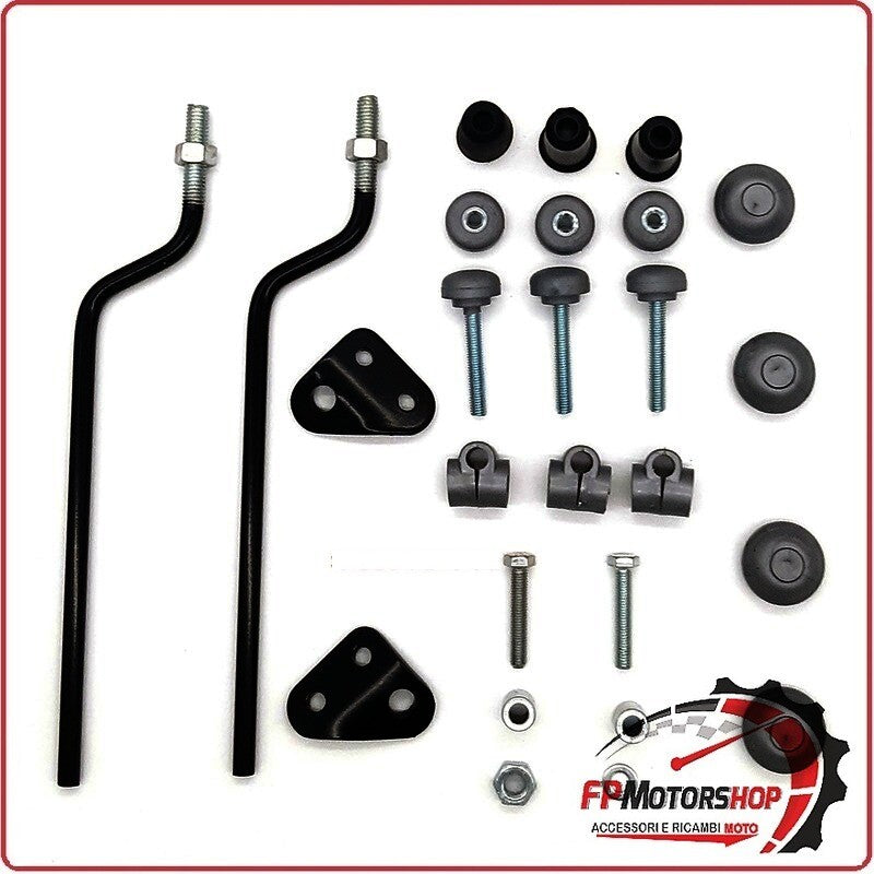 KIT ATTACCHI PARABREZZA SCOOTER PER HONDA DIO BIONDI 8500940 50 91> ZX 95> SFX