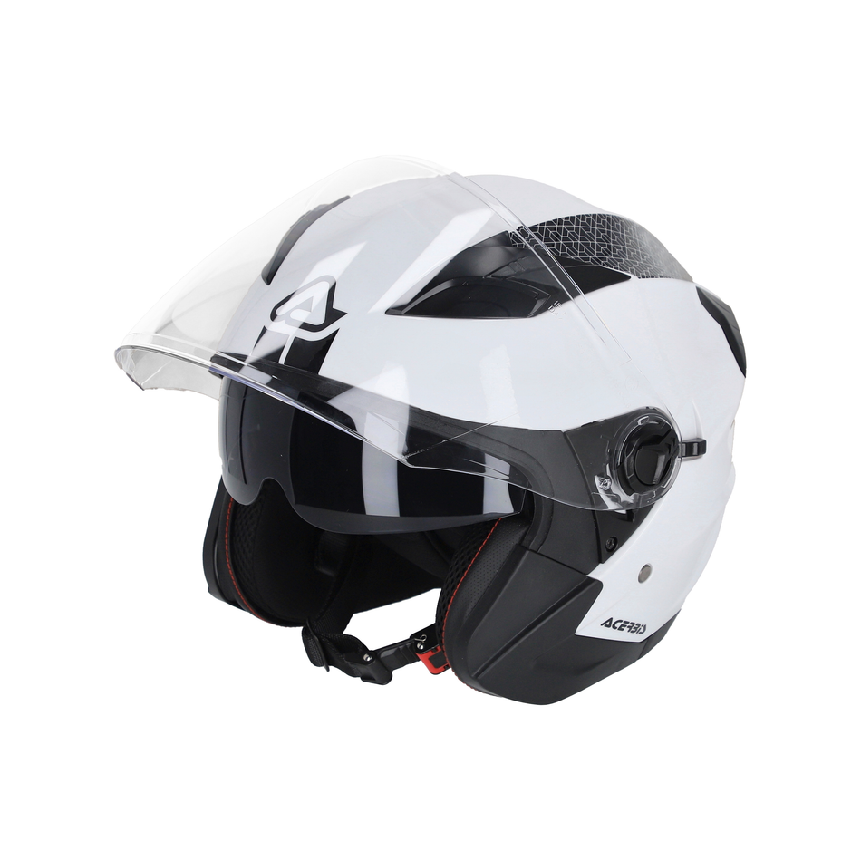 CASCO JET ACERBIS FIRSTWAY 2.0 22.06 BIANCO TAGLIA XS CON VISIERINO PARASOLE
