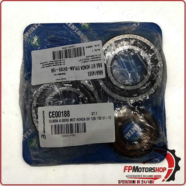 KIT CUSCINETTI PARAOLI BANCO PER HONDA SH 125/150 01>12 CENTAURO 666A145BS