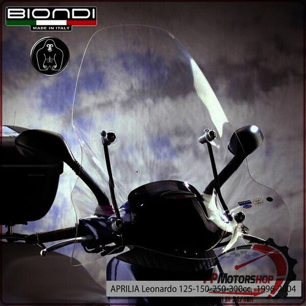 PARABREZZA PER SCOOTER APRILIA LEONARDO 125/150/250/300 1996>2005 BIONDI 8061029