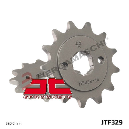 PIGNONE TRASMISSIONE PER MOTO JT 329 Z12 JTF329.12 12 DENTI ACCIAIO PASSO 520