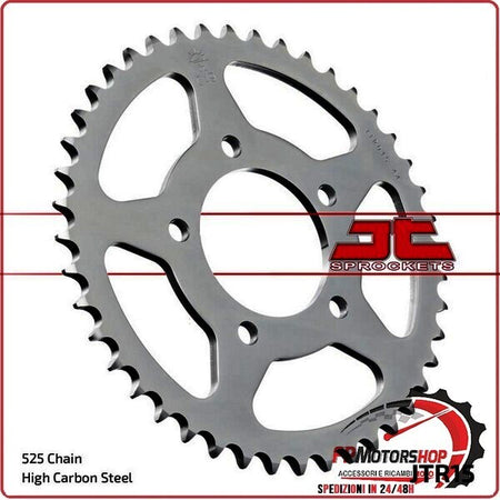 CORONA PER TRASMISSIONE MOTO JT 15 Z44 JTR15.44 44 DENTI ACCIAIO PASSO 525