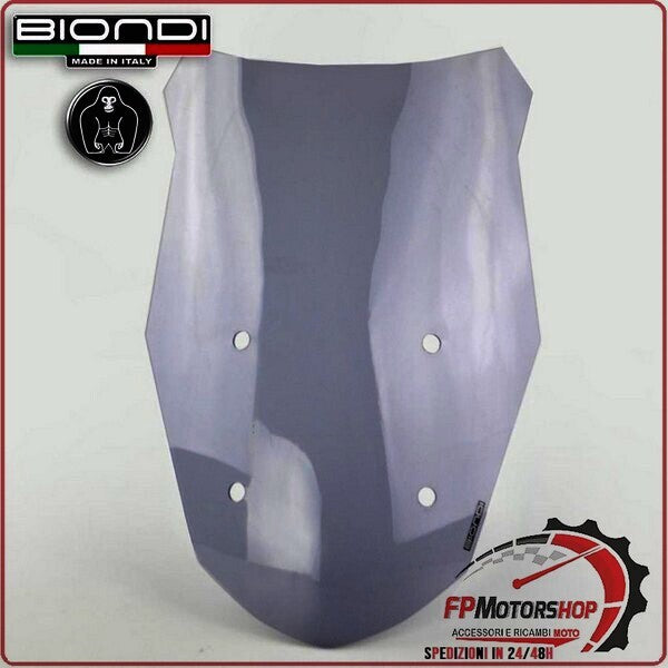 CUPOLINO PARABREZZA PER MOTO GUZZI V100 2022> FUME CHIARO MAXI TOURING BIONDI