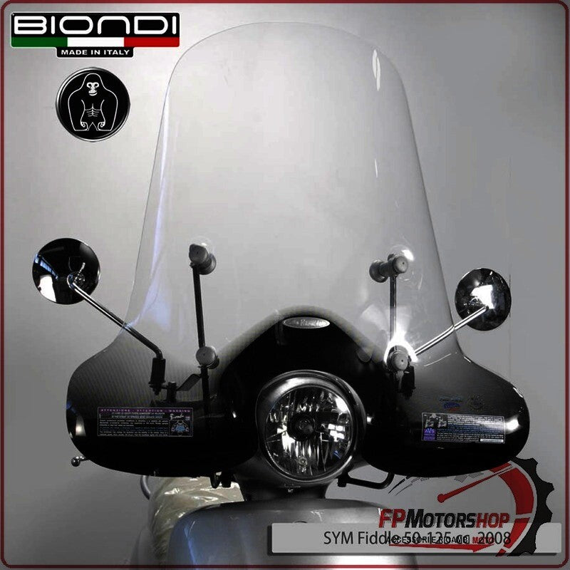 PARABREZZA CUPOLINO PER SCOOTER SYM FIDDLE 50/125/200 08> BIONDI 8061127