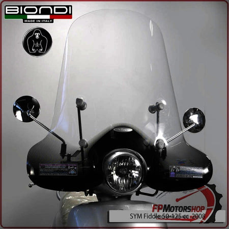 PARABREZZA CUPOLINO PER SCOOTER SYM FIDDLE 50/125/200 08> BIONDI 8061127
