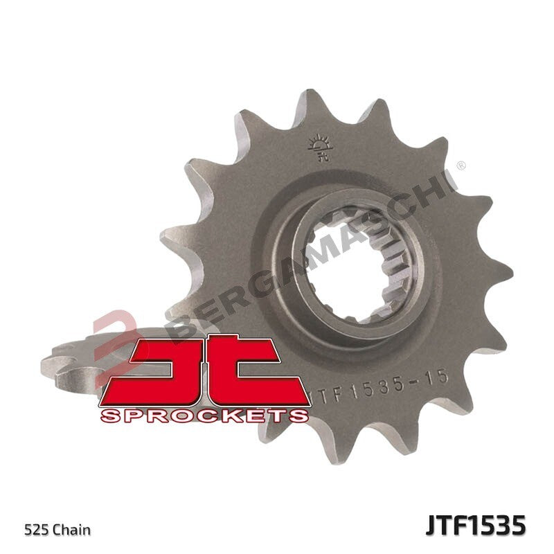 PIGNONE TRASMISSIONE PER MOTO JT 1535 Z15 RB AMMORTIZZATO JTF1535.15RB 15 DENTI