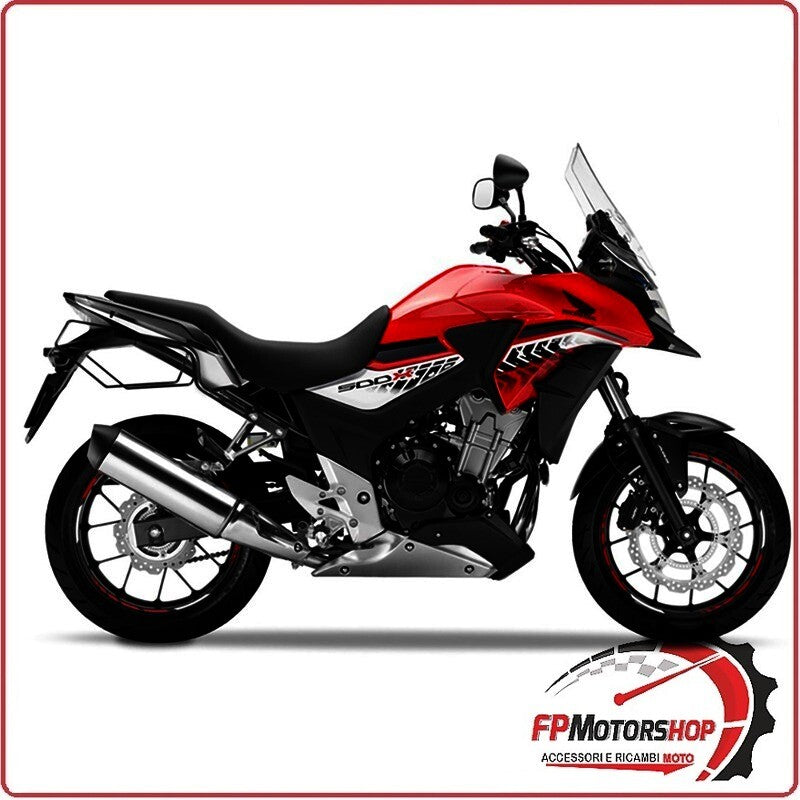 ATTACCO BORSE LATERALI BAGAGLIO MOTO MORBIDE PER HONDA CB500X 16>22 SHAD