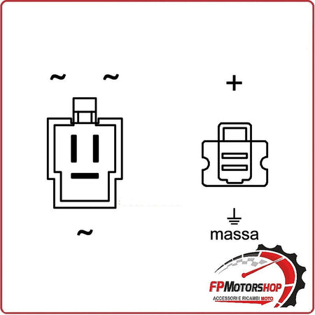 REGOLATORE DI TENSIONE PER SUZUKI SV650 98-01 TU 250 X 97-01 WAI 12V