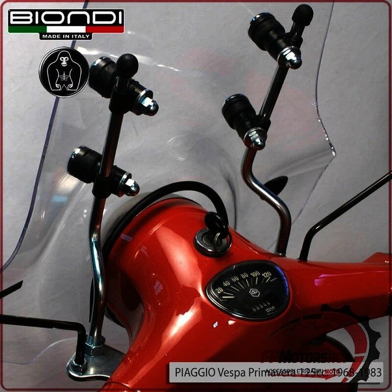 KIT ATTACCHI PARABREZZA SCOOTER PER PIAGGIO VESPA GL 50/90 1963 BIONDI 8500527