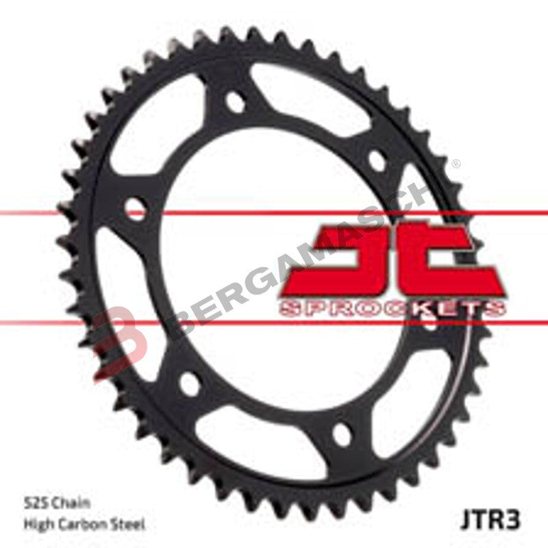 CORONA PER TRASMISSIONE MOTO JT 3 Z41 ZBK ZINCATA NERA JTR3.41ZBK FORI 105mm