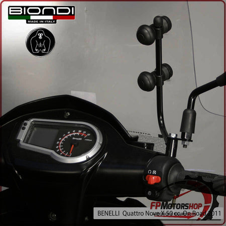 KIT ATTACCHI PARABREZZA PER SCOOTER BENELLI QUATTRO BIONDI NOVE X 50 2011>