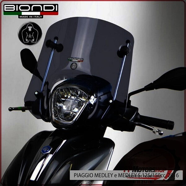 CUPOLINO PARABREZZA SCOOTER PER PIAGGIO MEDLEY 125 150 2016>2020 BIONDI 8061279