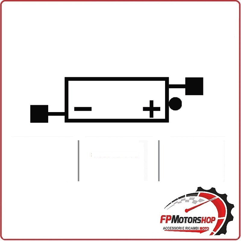BATTERIA PER MOTO YUASA 6N4-2A-4 6V 4AH 71X71X96MM DUCATI SIX DAYS