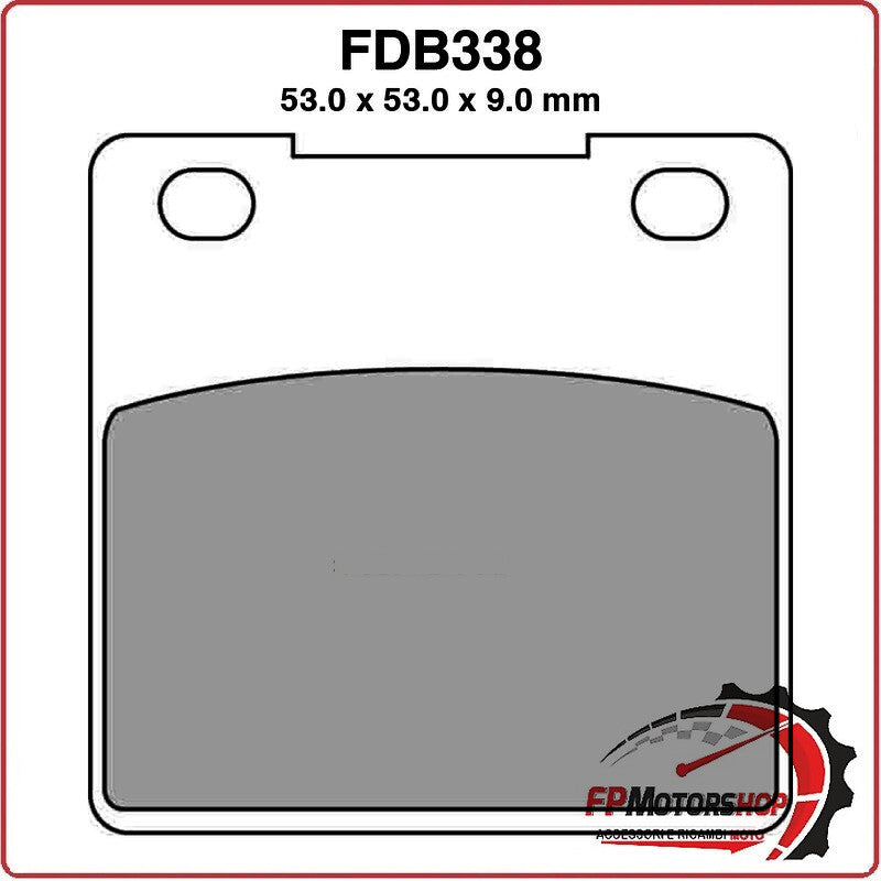 PASTIGLIE FRENO PER MOTO FDB338ST KAWASAKI ZX 7R NINJA 750 89>03 12R